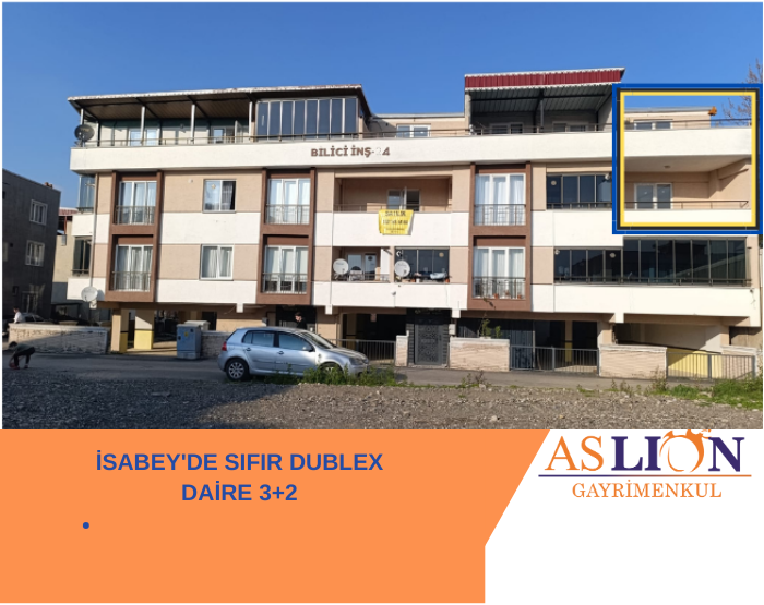 İSABEY'DE SIFIR DUBLEX DAİRE 3+2